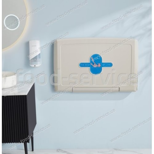 Настенный пеленальный столик раскладной Berg HSD-X1001 белый